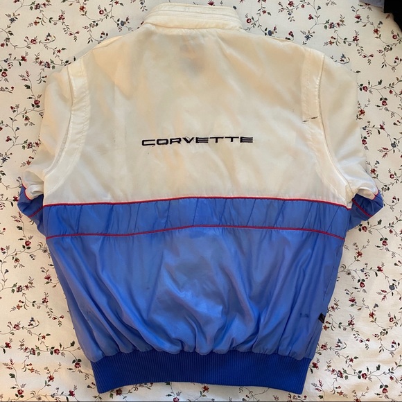 Amazing Vintage 80s Corvette Wind Breaker/Bomber - Picture 2 of 5